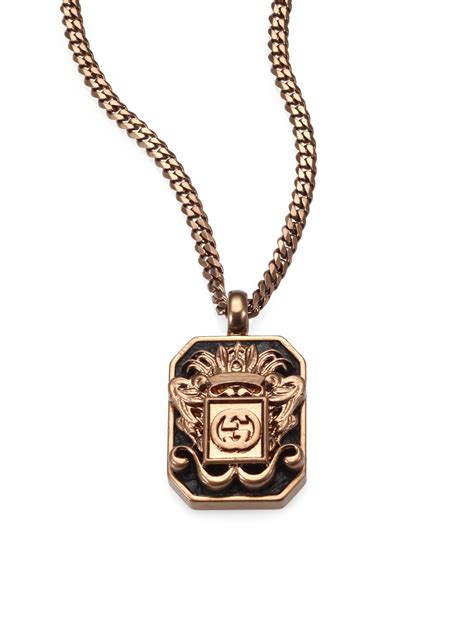 gucci mens necklace sale|gucci gold necklace men's.